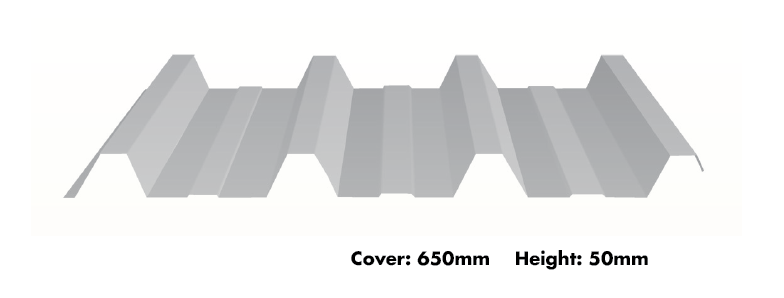 Metroll Hi-Deck 650® dimensions